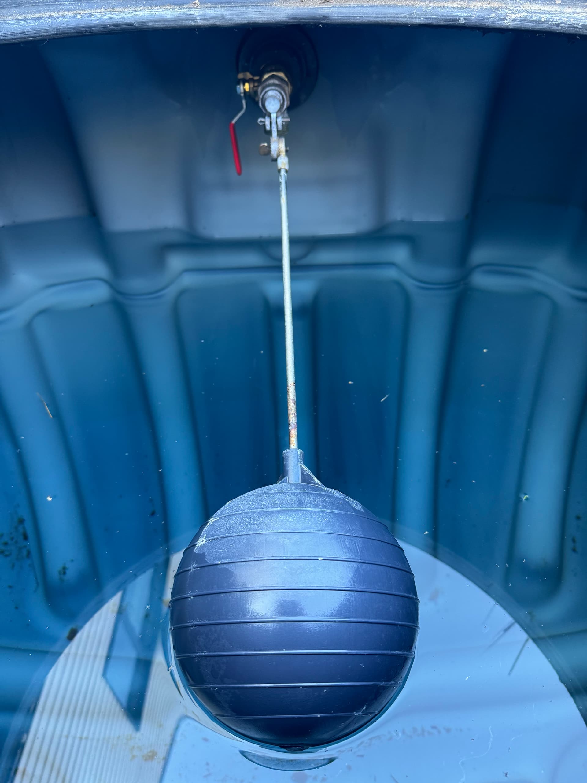 New Float Valve Install Keeps This Water Holding Tank Running Right image