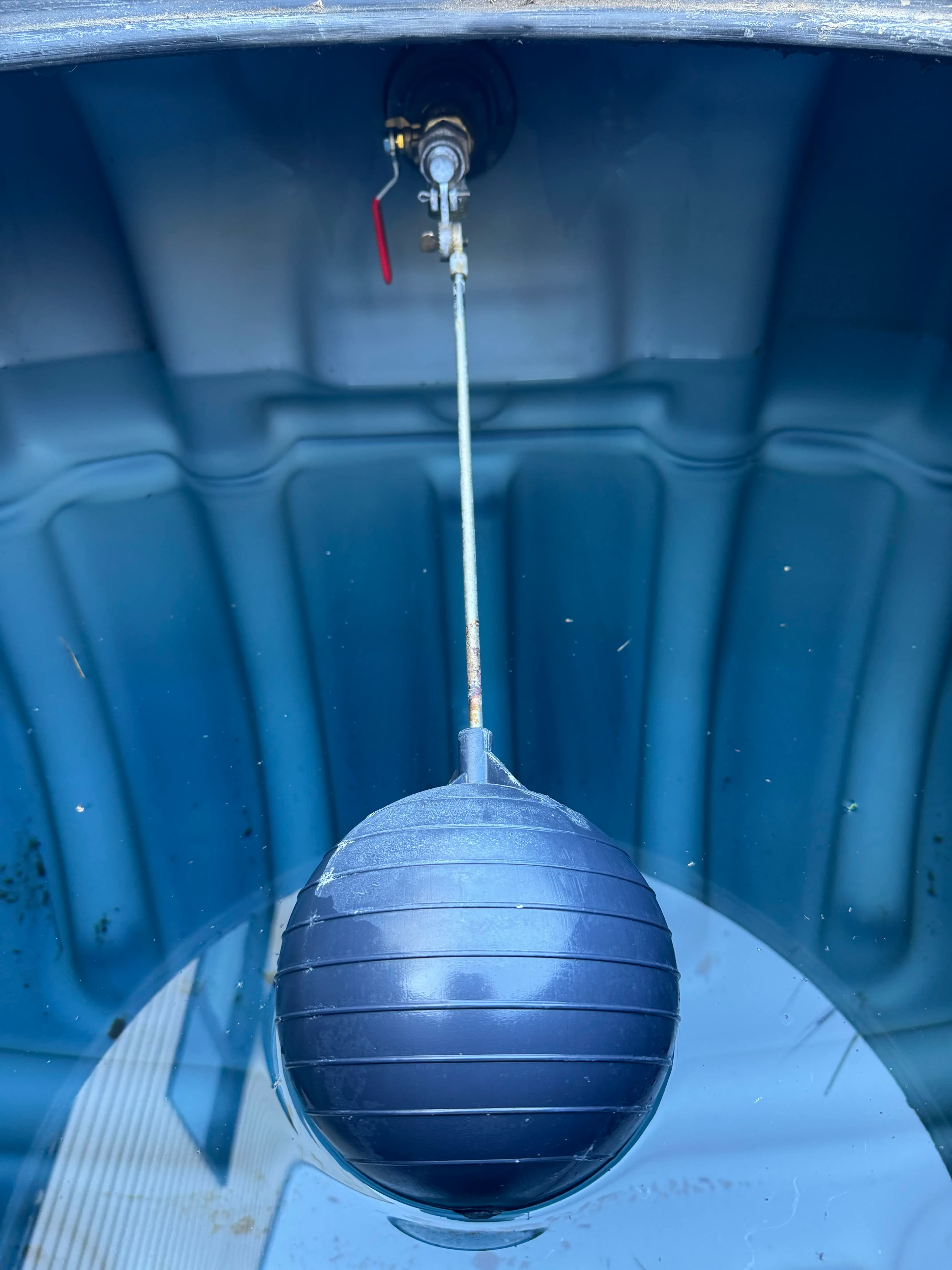 Project New Float Valve Install Keeps This Water Holding Tank Running Right image