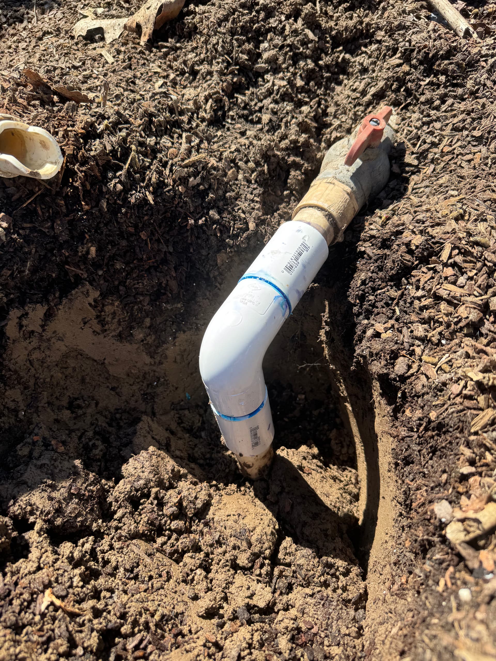 Gallery photos for Underground Irrigation Main Repair in Sebastopol: Image #1