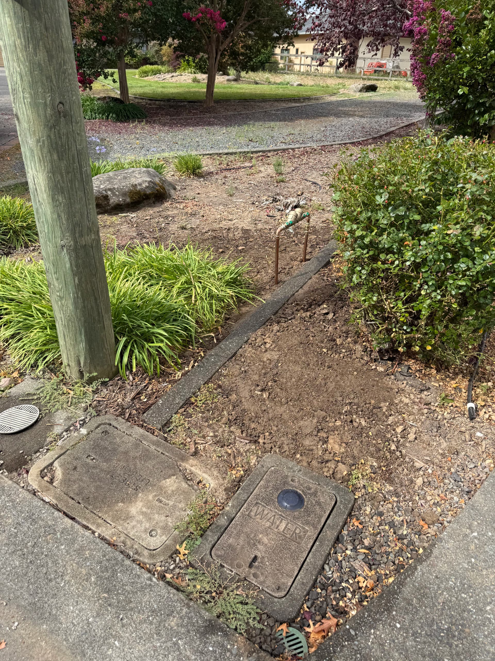 Gallery photos for Backflow Assembly Upgrade and Relocation in Santa Rosa: Image #2