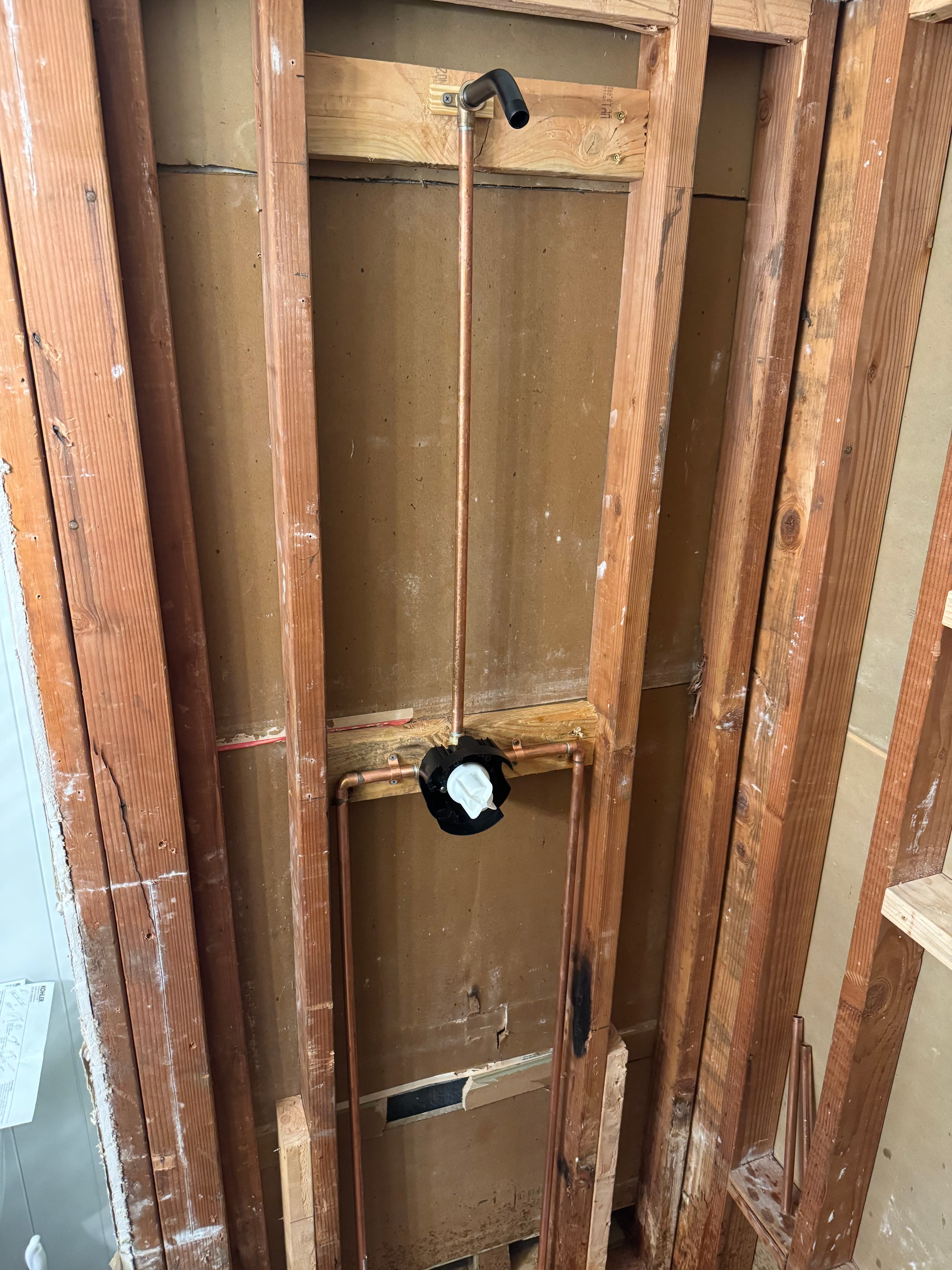 Project Shower Rough-in Valve Installation for Your Bathroom Makeover image