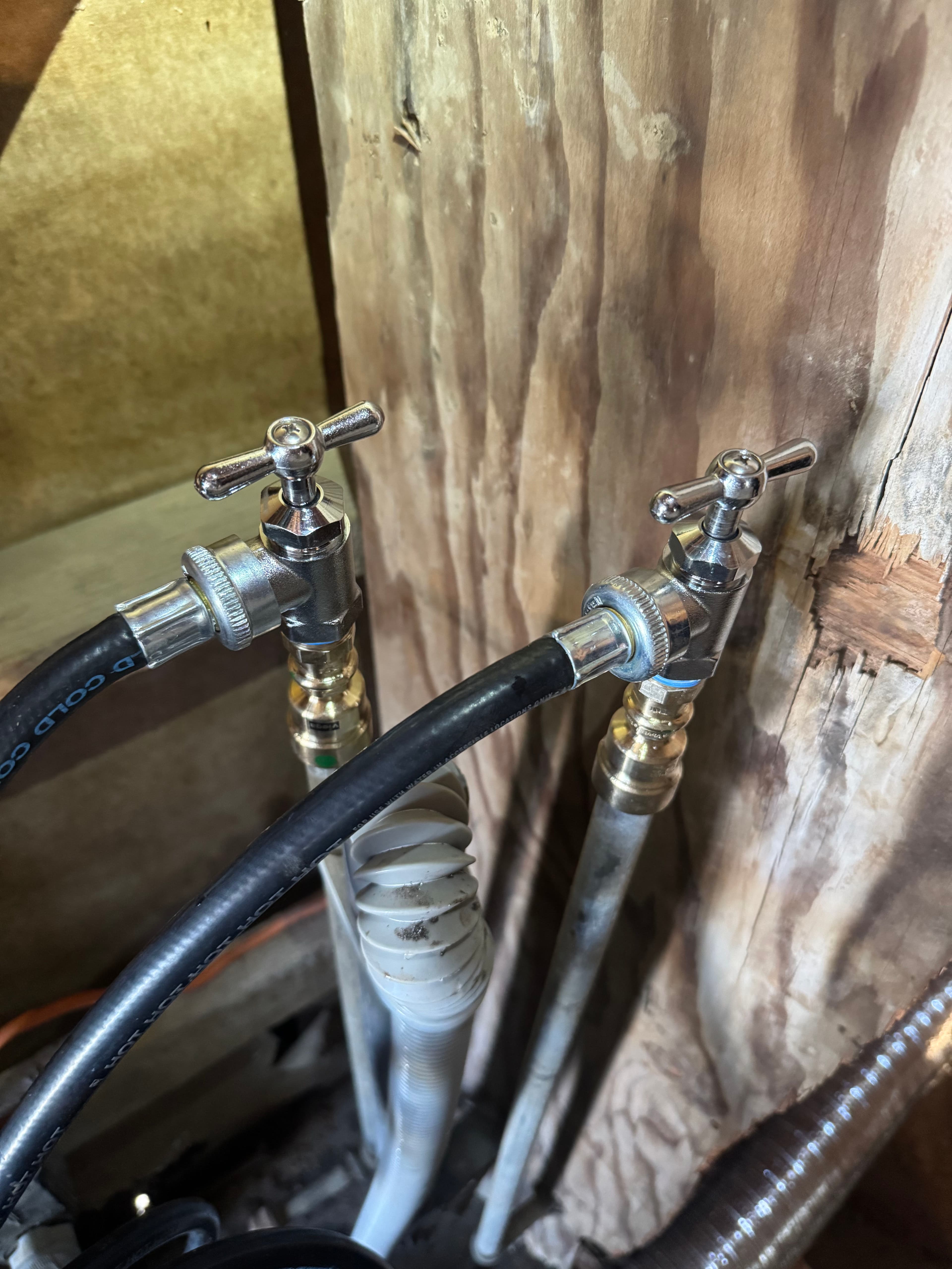 Project Washing Machine Valve Replacement on Galvanized Water Line image