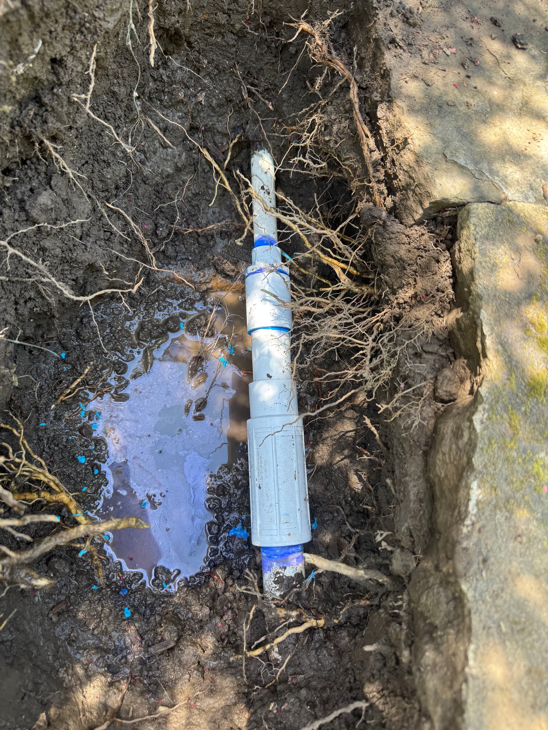 Underground Irrigation Leak Tracked Down and Fixed image