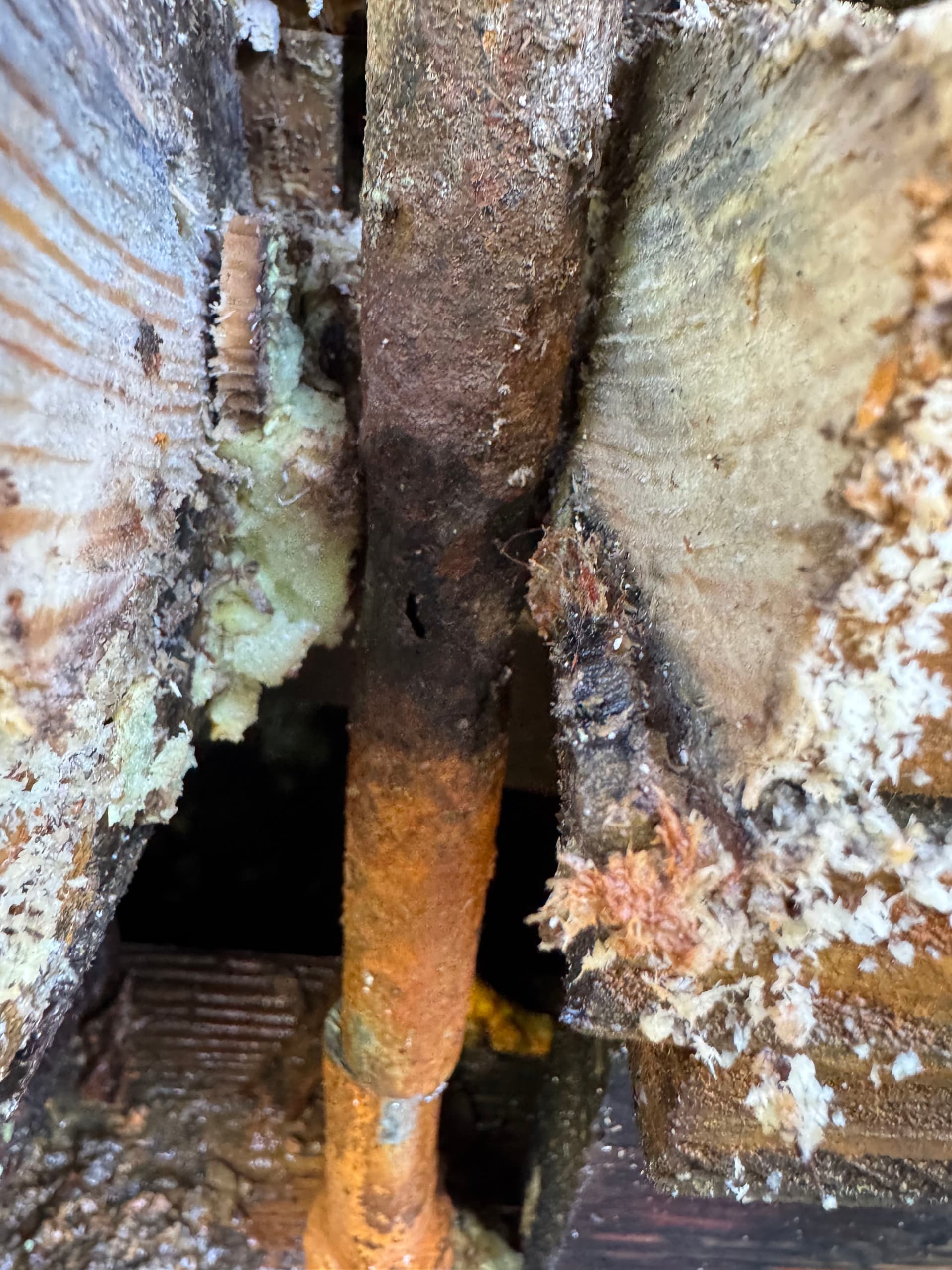 Old Galvanized Water Line Repair With Tough Access image