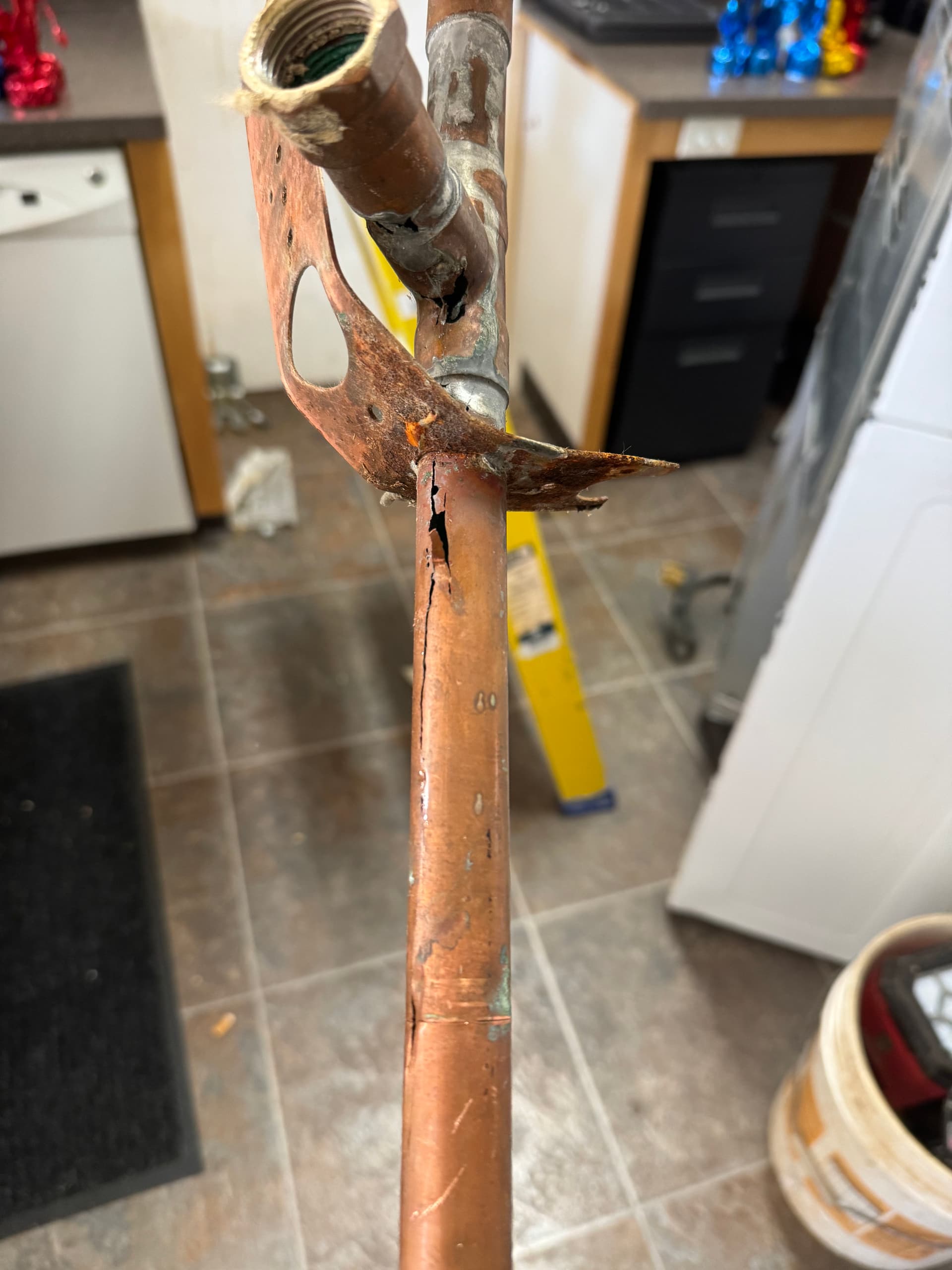 Gallery photos for What Condensate Does to the Wrong Pipe Over Time: Image #1
